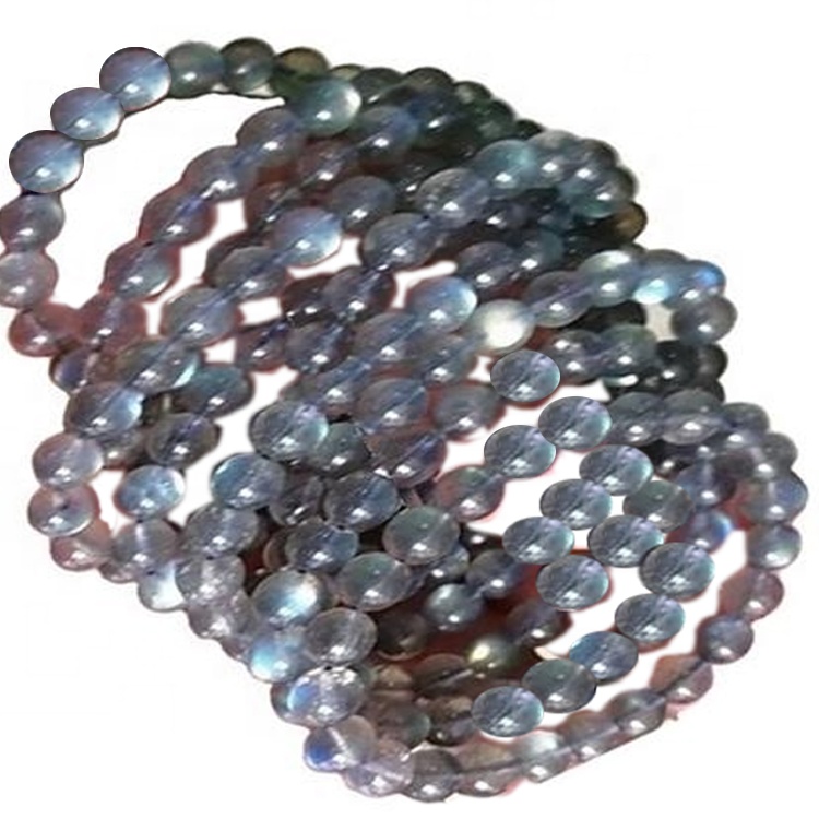 Il braccialetto naturale naturale della labradorite di alta qualità produce all'ingrosso 7