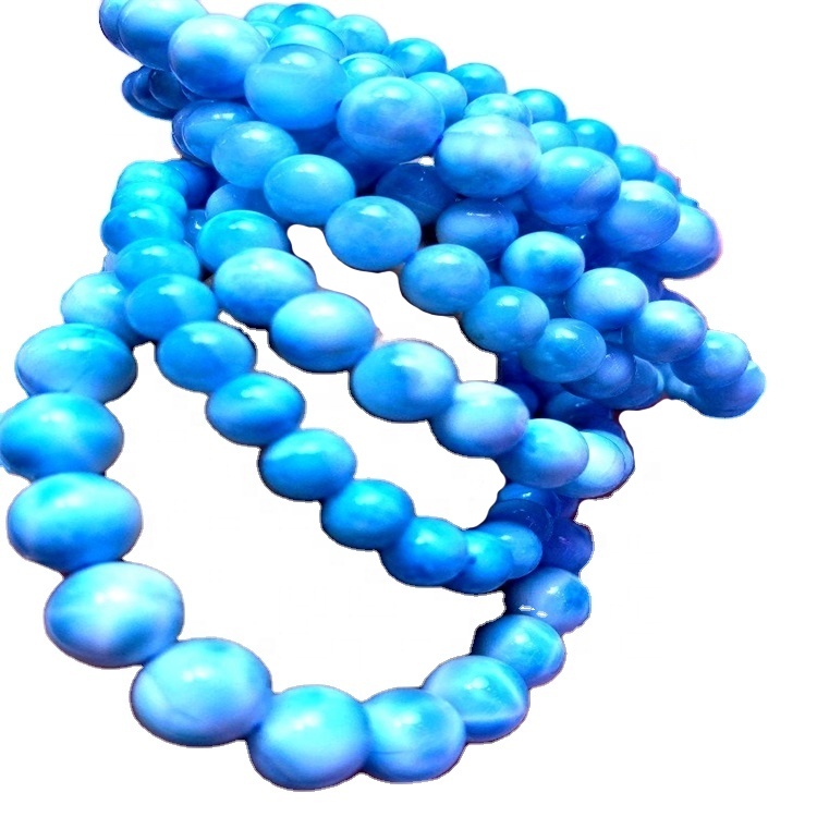 CABOCUMONES PENDIENTES DE LARIMAR NATURAL, COLOR AZUL PIEZA DE PISTONA DE PIEZA LARIMAR 31