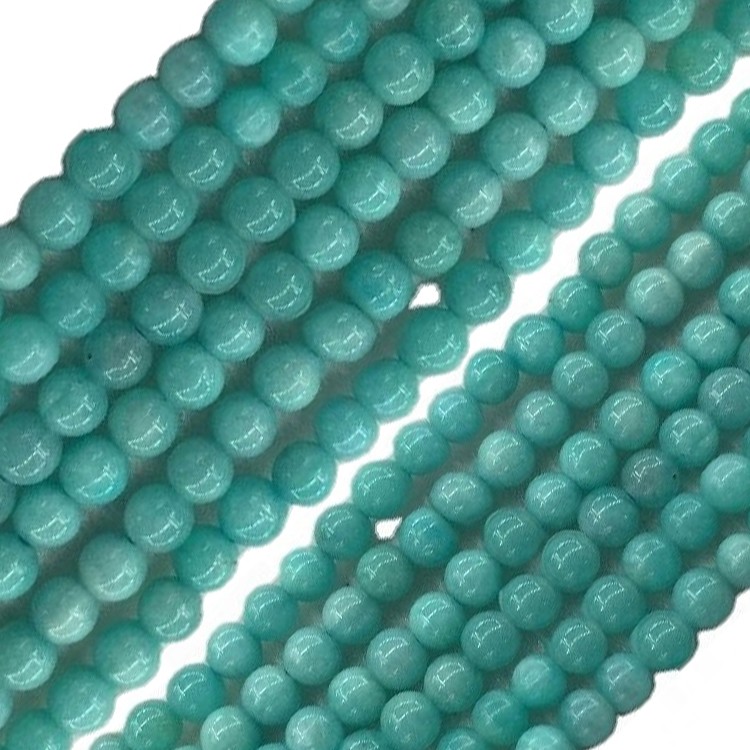 Amazonita piedras preciosas cuentas redondas semi piedras piedras preciosas de piedras preciosas rondas redondas 34