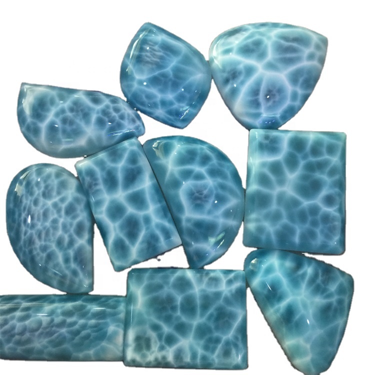 NIJE Oankomst Natural Larimar Losse Gemstone Larimar Cut Loose CabochOn 31