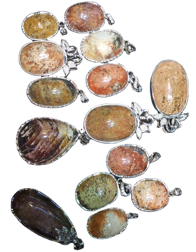 மறைமுக குவார்ட்ஸ் ரத்தினம் வெள்ளி நகைகளை தயாரிக்க பயன்படுத்தப்படும் உயர் தரமான ரத்தினம் 9