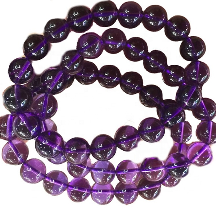 Ametista Braccialetto in rilievo largo per le donne 11