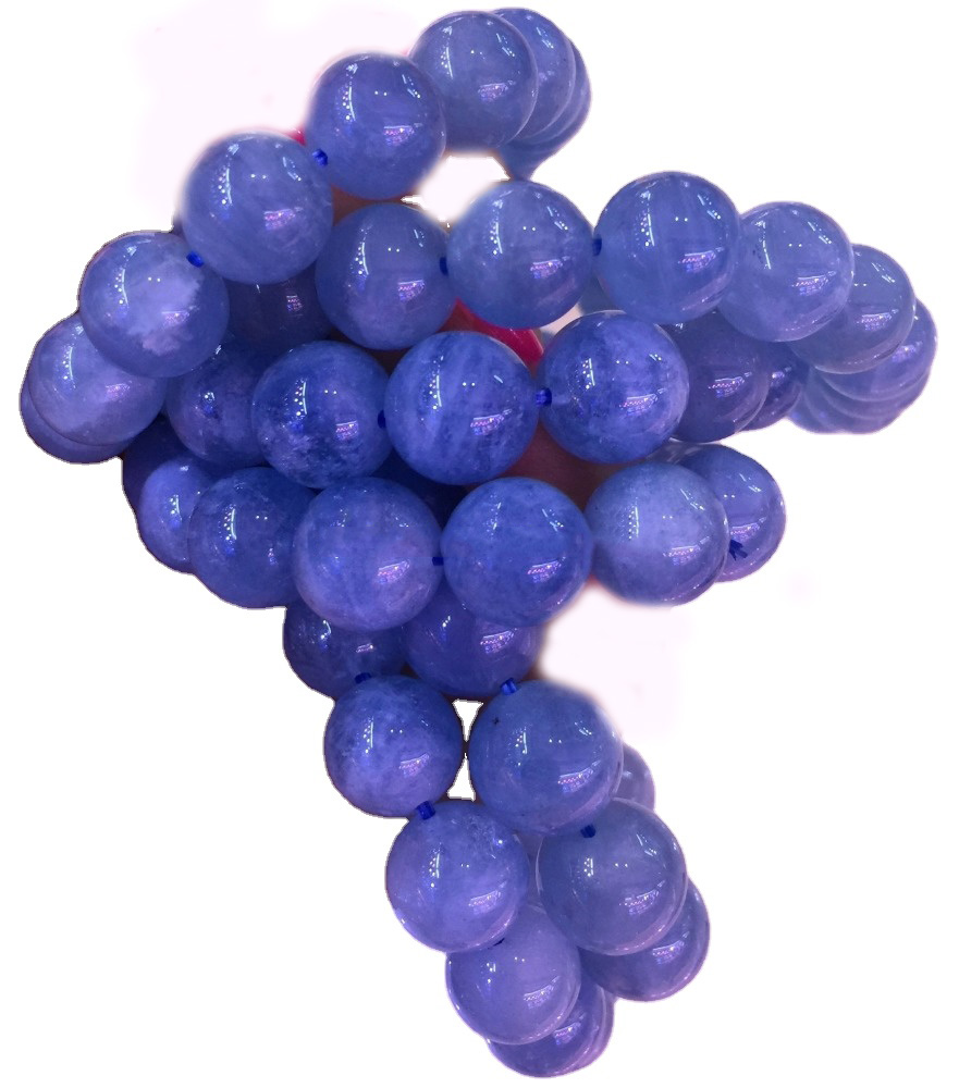 പ്രകൃതിദത്ത മുത്തുകളിൽ അപൂർവ ടാൻസാനൈറ്റ് 3 എ ബ്രേസ്ലെറ്റ് 6/8 മില്ലീമീറ്റർ മിനുസമാർന്ന അർദ്ധ-വിലയേറിയ കല്ലും വൃത്താകൃതിയിലുള്ള കല്ല് ആഭരണങ്ങളും 7