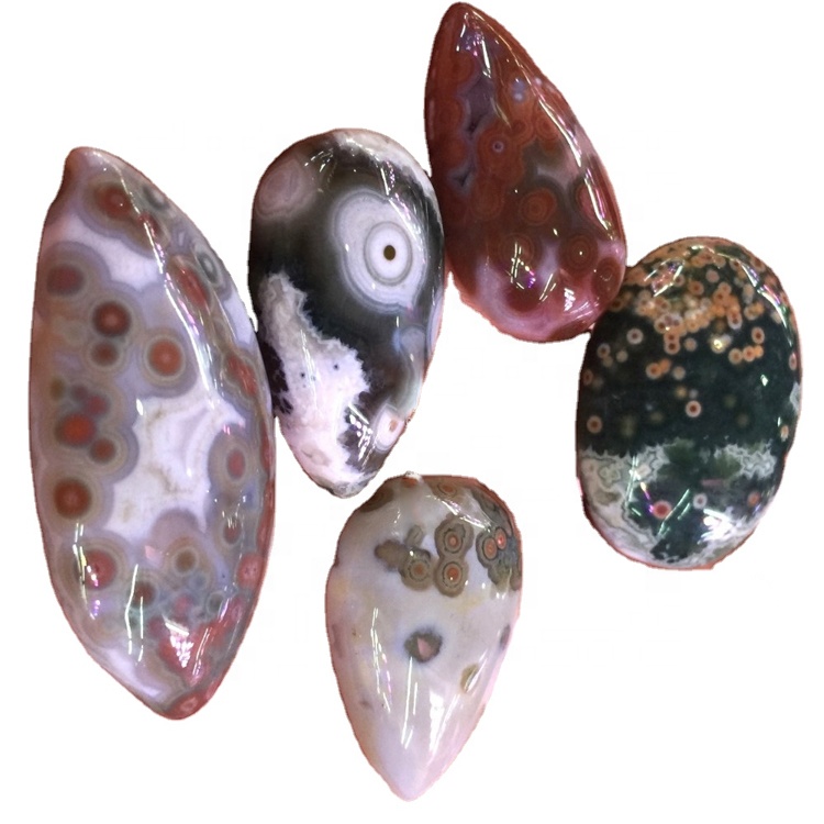 Ocean Jasper Cabochon овален облик Океан Jasper Gemstone Cabochon Jasper 33