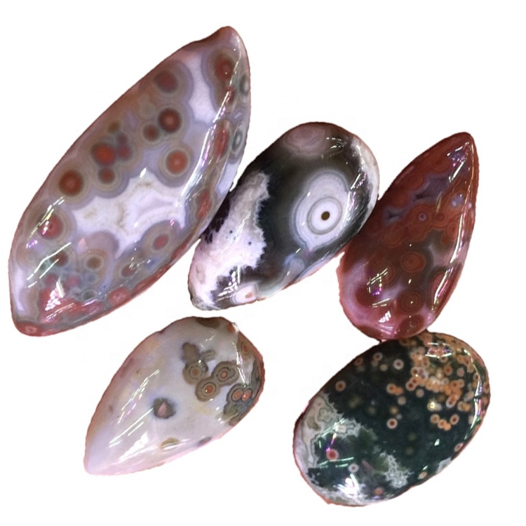 Ocean Jasper Cabochon овален облик Океан Jasper Gemstone Cabochon Jasper 35
