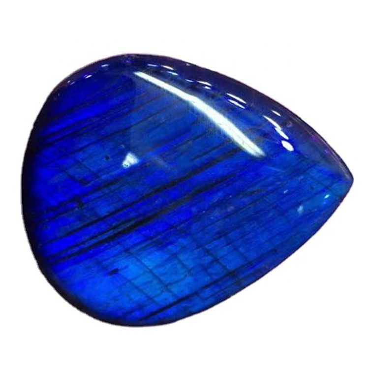 I-Labradorte ye-Labradorte ye-Labradorte ye-Labradortite ye-Gimstone i-gestone eluhlaza okwesibhakabhaka i-labradorte ye-pear 32