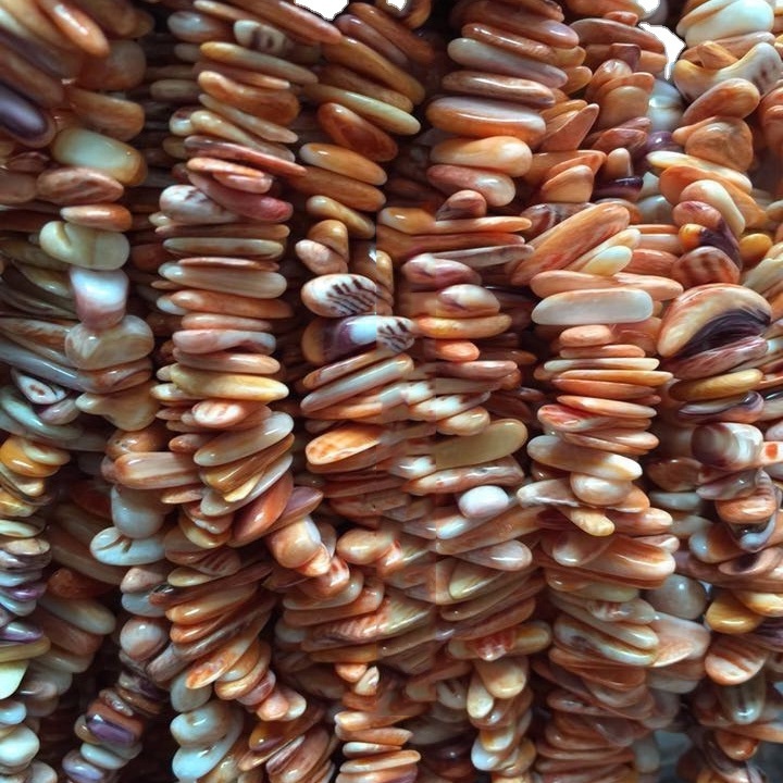 Venta Shell Beads Strings Piedras 1 cadena de cuentas de cáscara mixta en forma irregular 9