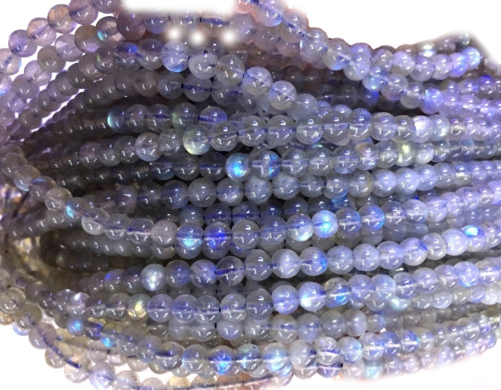 4mm 6 mm 8 mm 10 mm 12 mm Piedra preciosa natural Labradorita suelta Bead 9