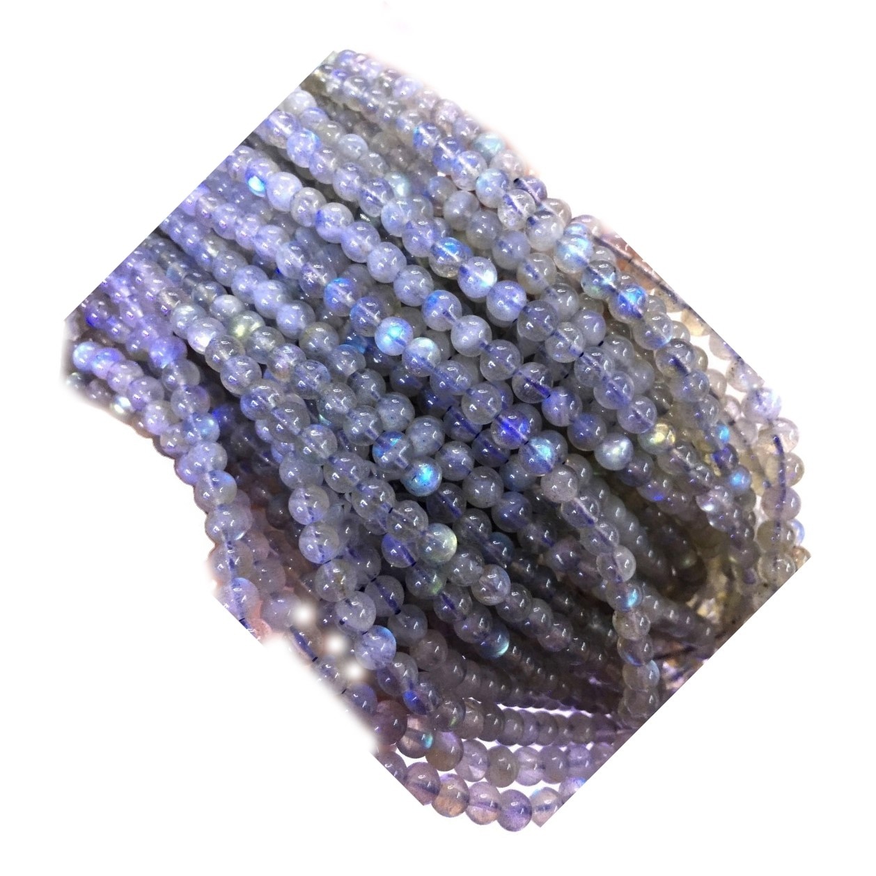 4mm 6 mm 8 mm 10 mm 12 mm Piedra preciosa natural Labradorita suelta Bead 7