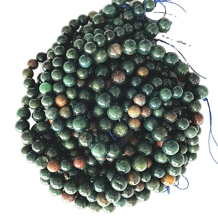 Genuine natuurlike bloedstene los krale ronde vorm 6mm 8mm 10mm 30