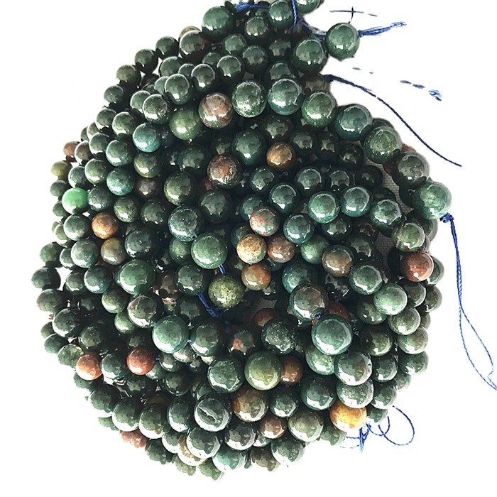 Genuine natuurlike bloedstene los krale ronde vorm 6mm 8mm 10mm 32