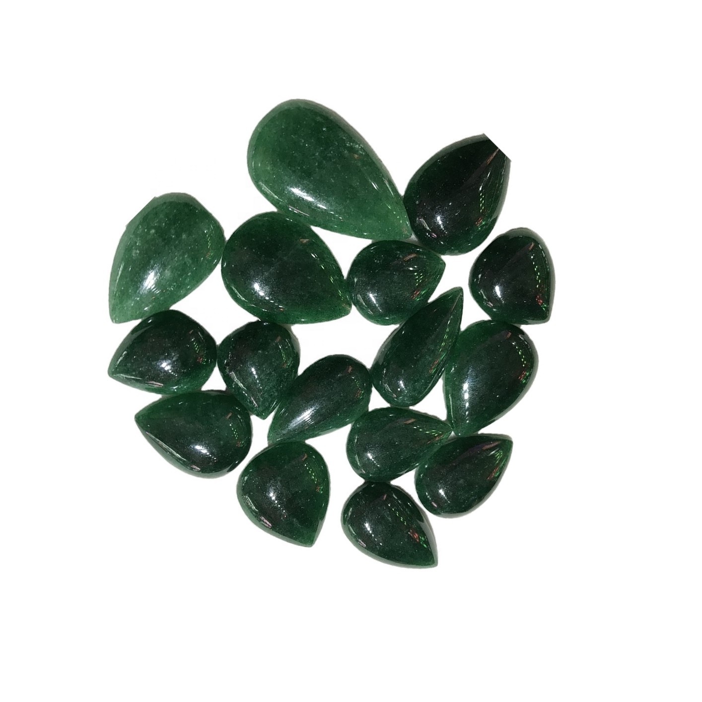 Topkwaliteit Green Color Strawberry Quartz CabochOn Elke folchoarder kin natuerlike griene aardbei kwarten snije QUARTZ CABOCHON 35