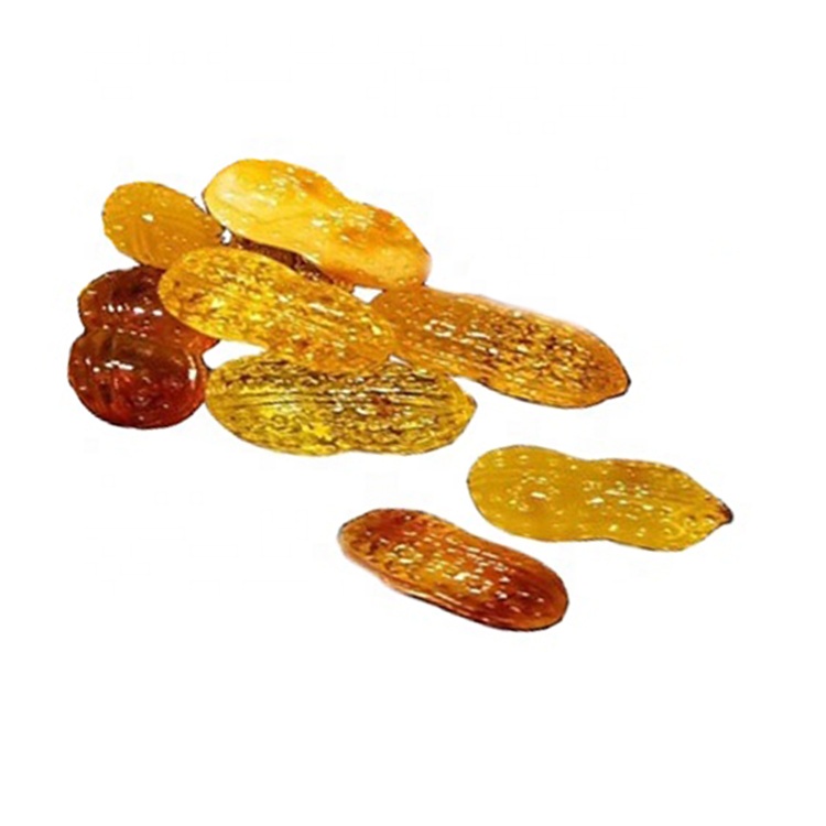 Hot-Sale Alami Amber Beeswax Buatan Tangan Ukiran Kacang Bentuk Longgar Beads Jewelry 9