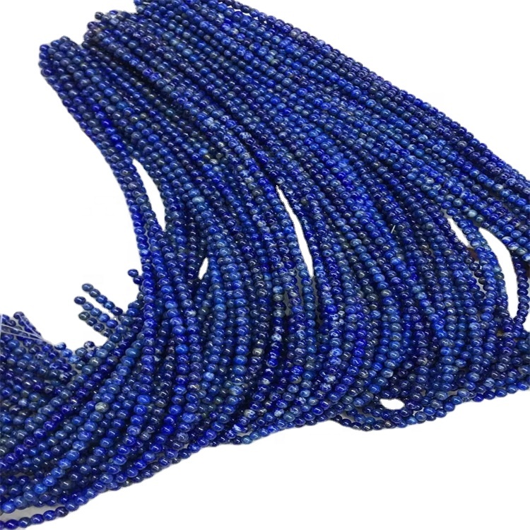 Semi Lapis Lazuli Twist Beads Beads Cabochon Inlay сақинасы үшін жарымға жарайды 9