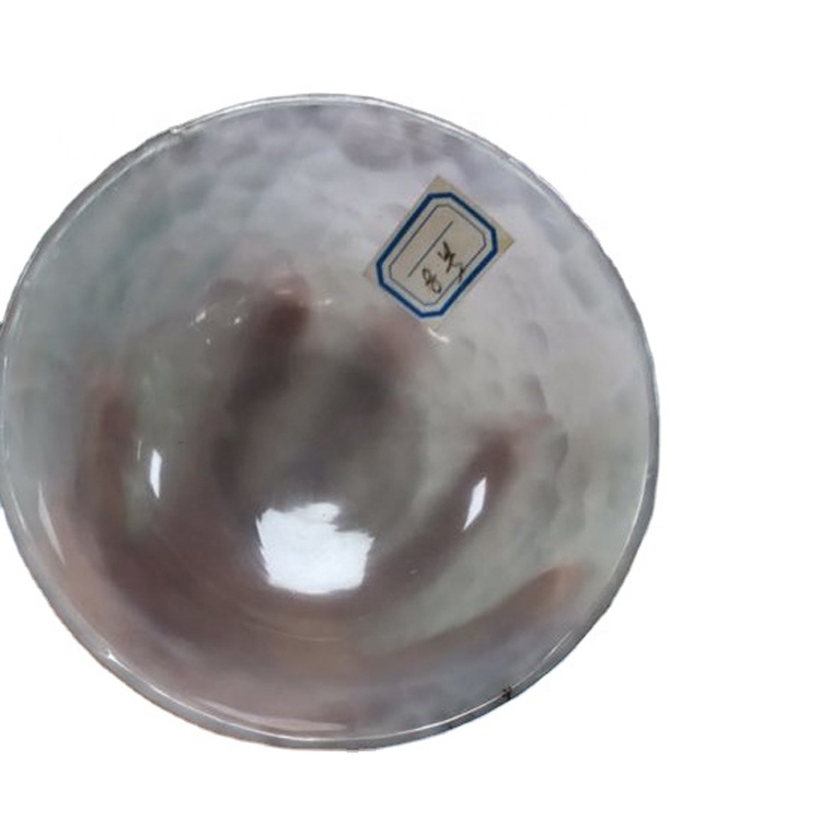 Bowl agate álainn leath-snasta nádúrtha 7