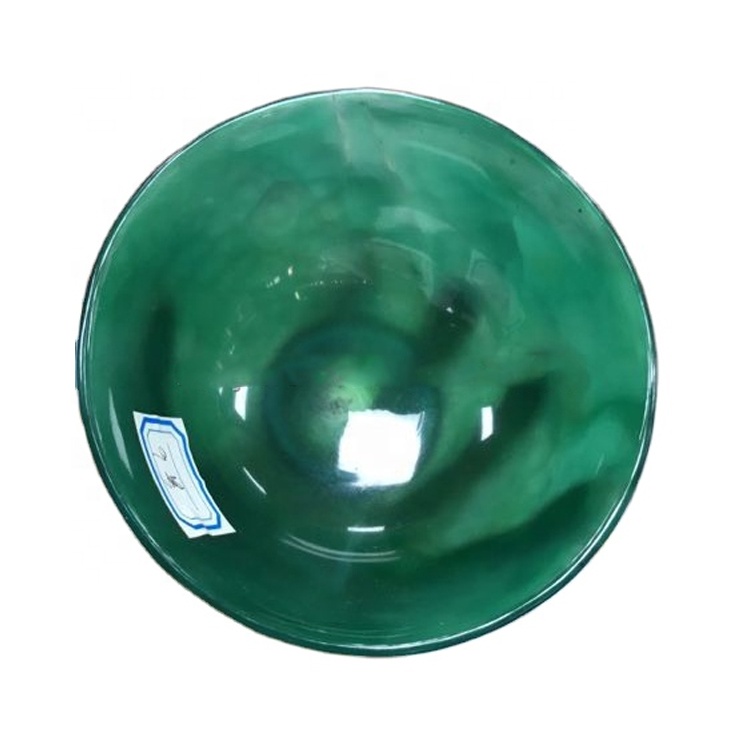 Bowl agate álainn leath-snasta nádúrtha 11