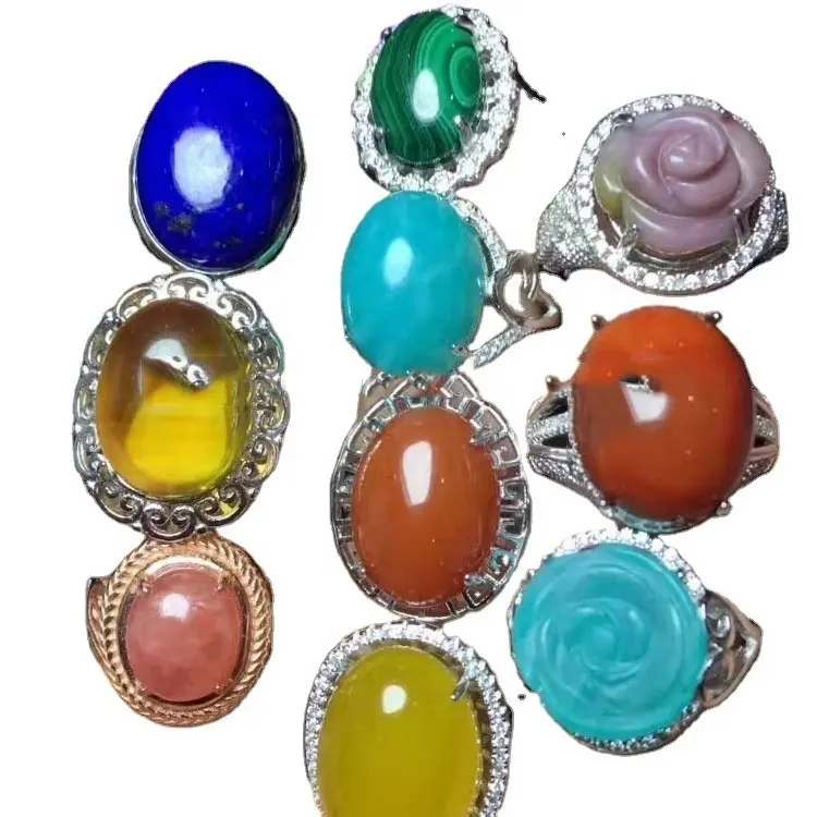 ZH Gems genuine turquoise ring reliable supplier for jewelry supplier 1