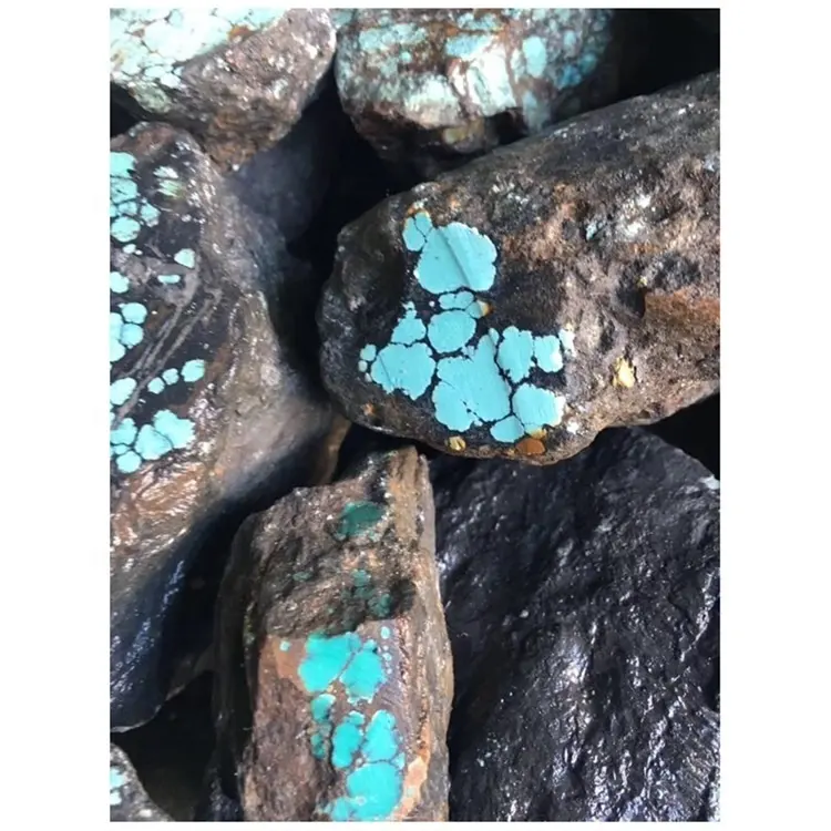 ZH Gems rough turquoise supplier for jewelry making 1