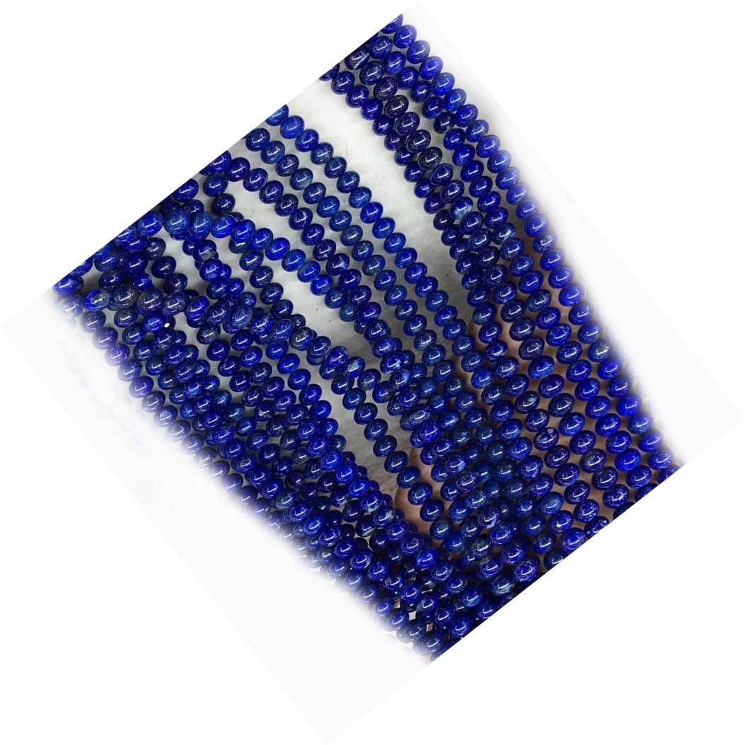 Natuurlike Edelsteen Afghaanse Lapis Lazuli Gepoleerde Round Cabs Gemstone vir die maak van juweliersware 35