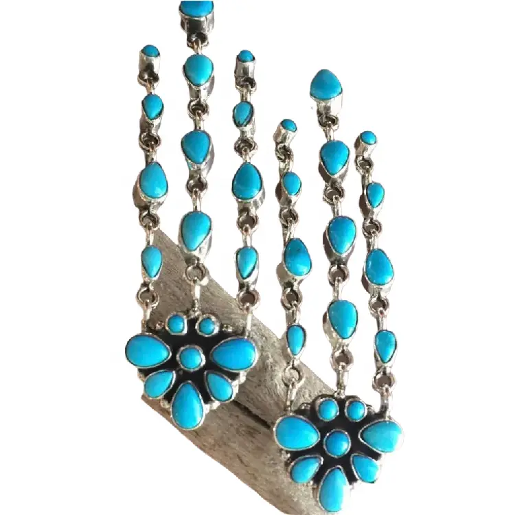 ZH Gems real turquoise earrings business for jewelry supplier 2