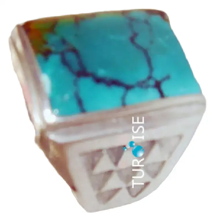 good quality authentic turquoise rings professional supplier for jewelry store 1
