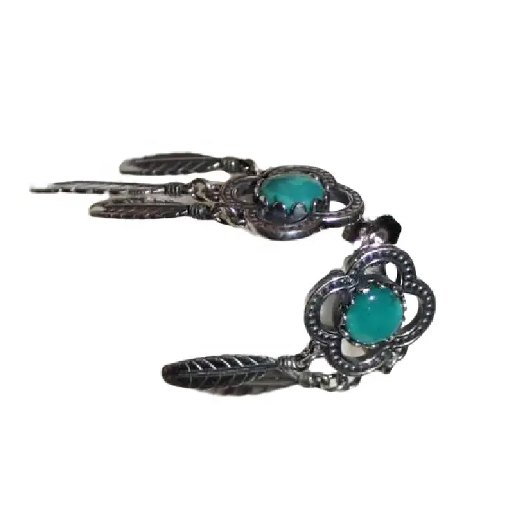 ZH Gems great turquoise earrings professional supplier for jewelry industry 1