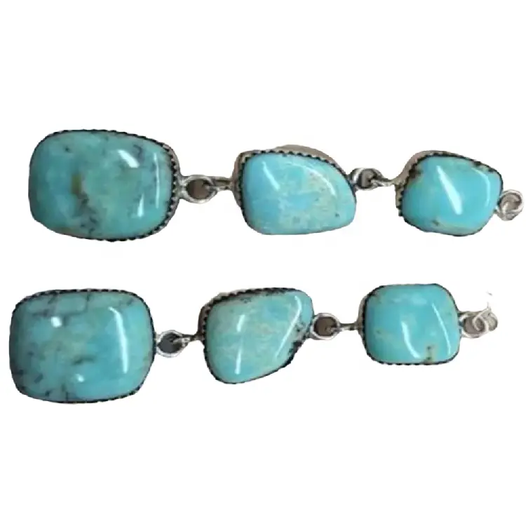 ZH Gems genuine turquoise earrings supply for jewelry store 1