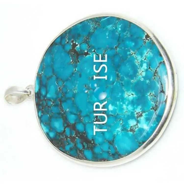 top quality real turquoise pendant supplier for jewelry supplier 3