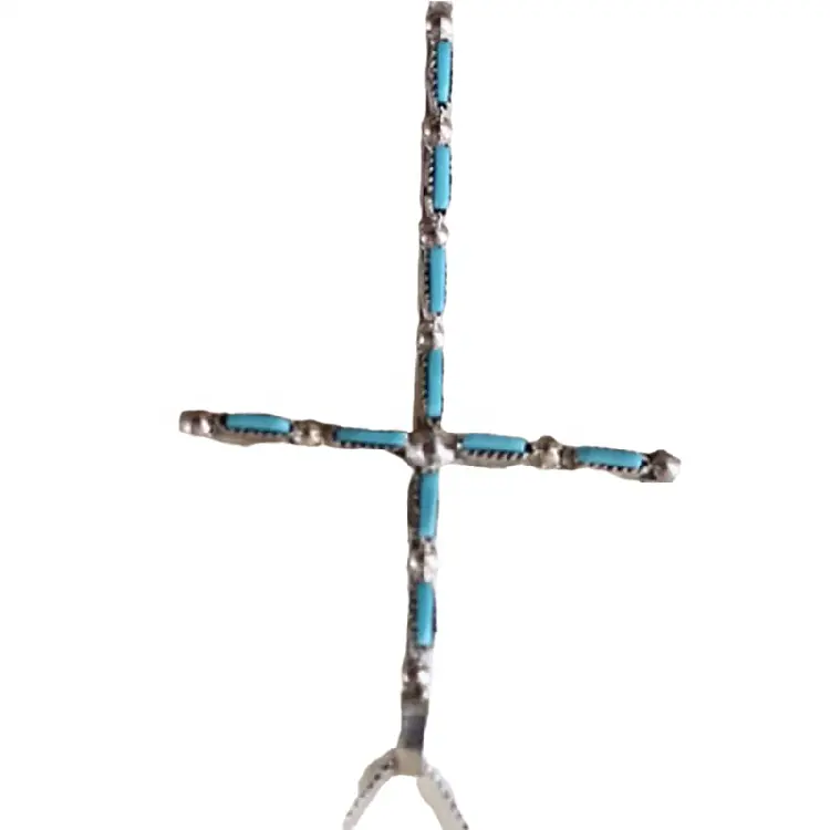 ZH Gems good quality turquoise cross reliable supplier for jewelry store 2