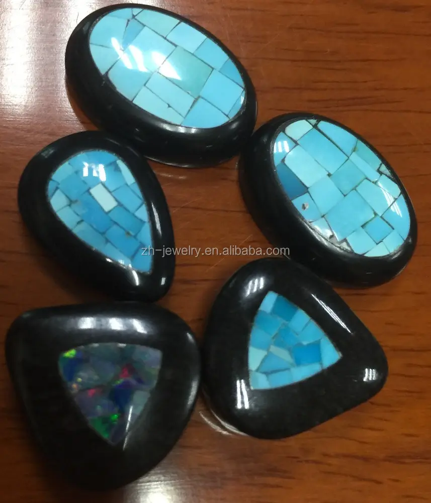 ZH Gems beautiful turquoise cabochon supplier for jewelry 2
