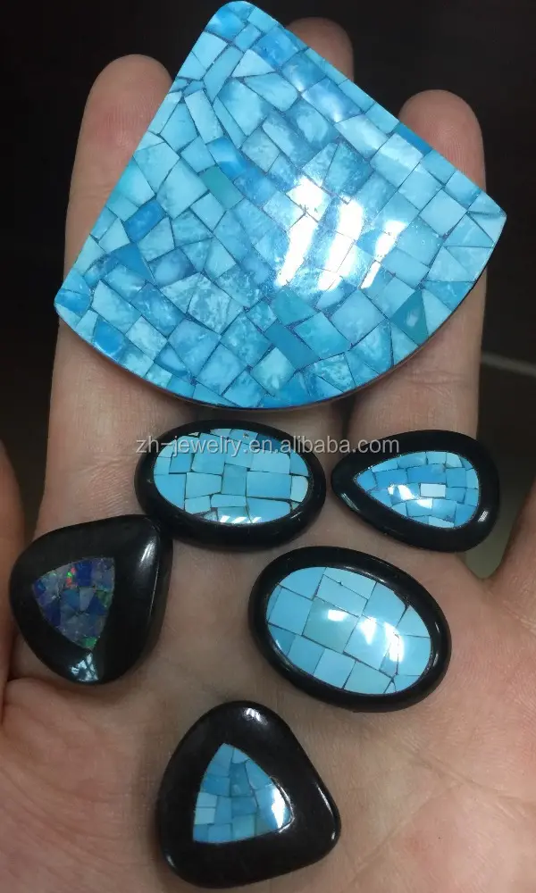 ZH Gems beautiful turquoise cabochon supplier for jewelry 3