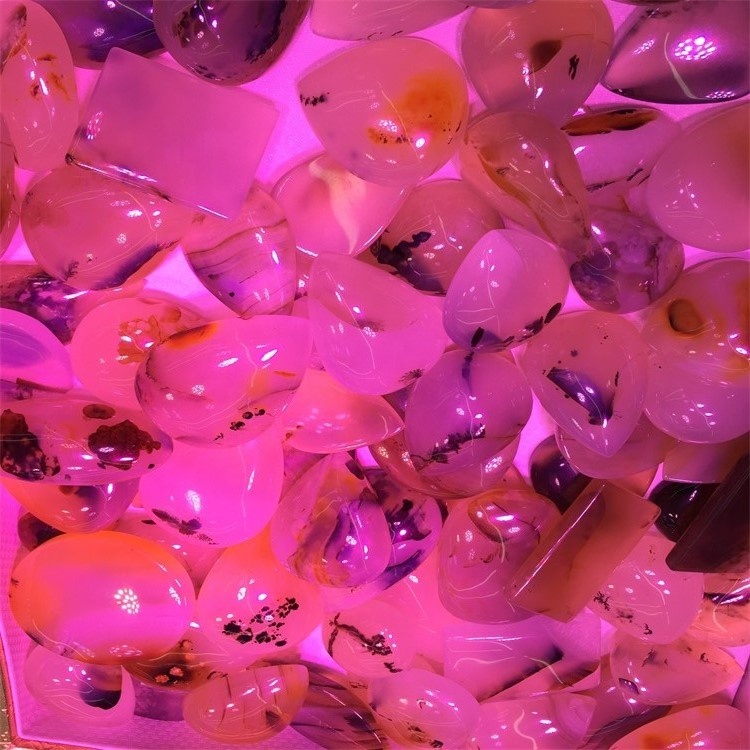 Cherry Blossom Agate Gemstone Cabochons Cherry Blossom Agate Loose Gemstone Cabocho CabochOn foar sieraden 33