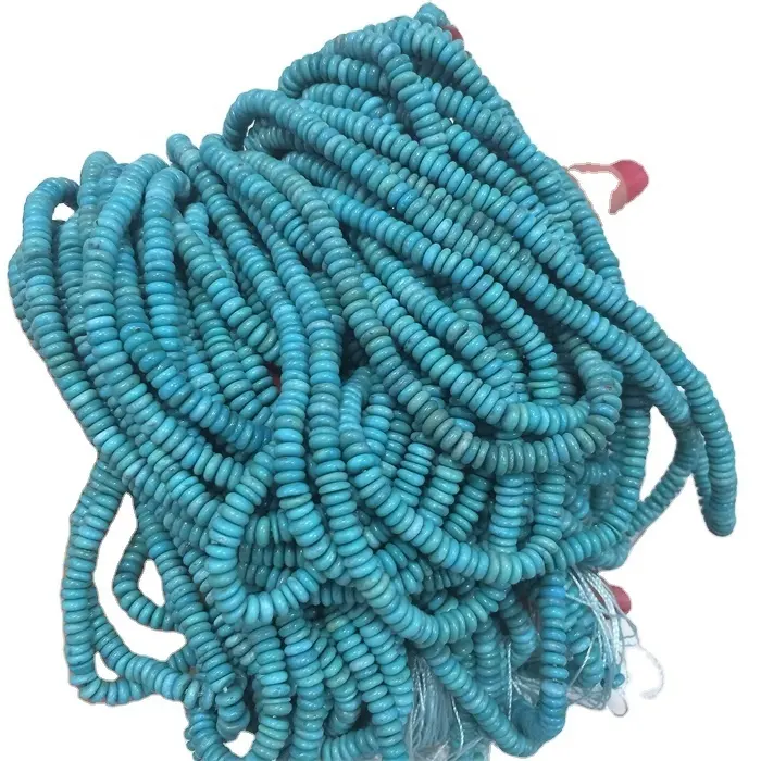 great natural blue turquoise beads business for bracelet 2