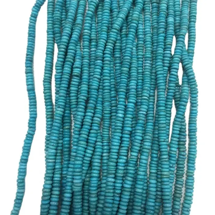 great natural blue turquoise beads business for bracelet 1