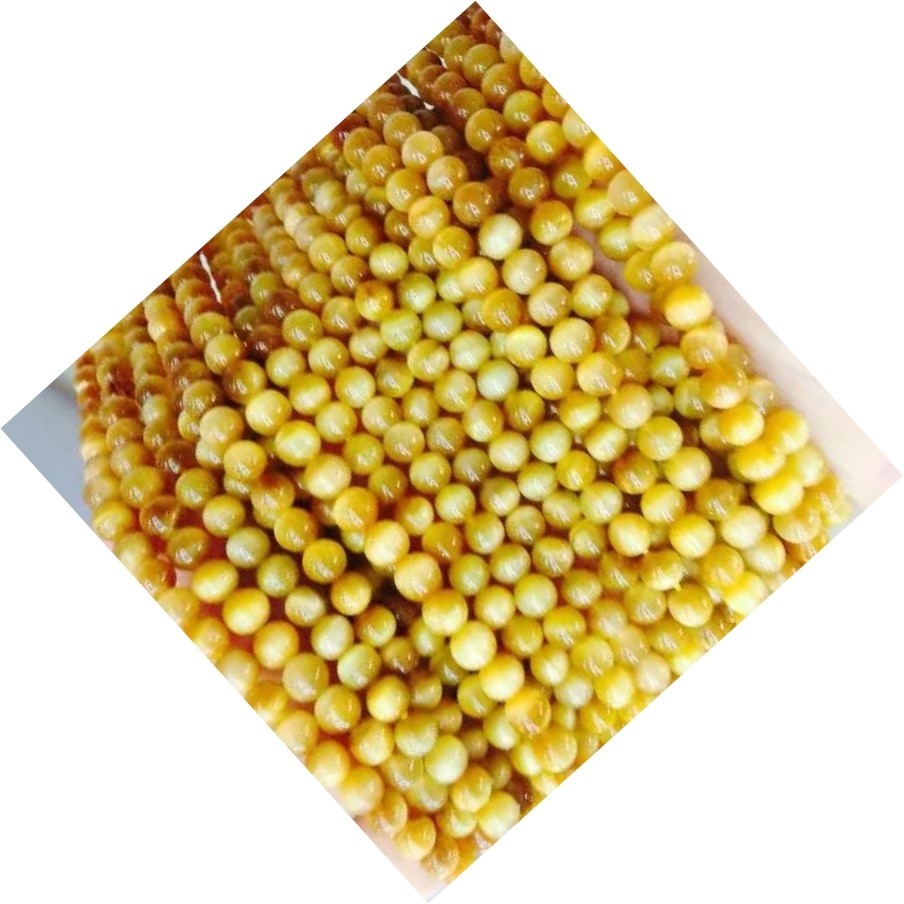 Cilësi të lartë të artë të artë të rrumbullakët rrumbullakët e rrumbullakët e lirshme të gurëve në magazinë 32