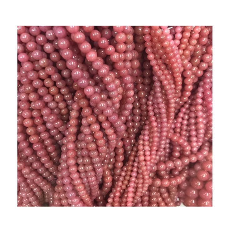 Natural Stone Red Rhodonite / Fashion sieraden en losse egstones / groothandel kralen 32