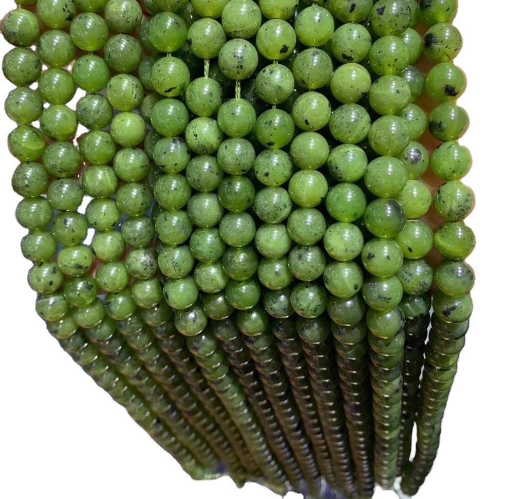 Green Jasper Beads Natural Gemstone Beads redondo Jasper Stone Beads 9