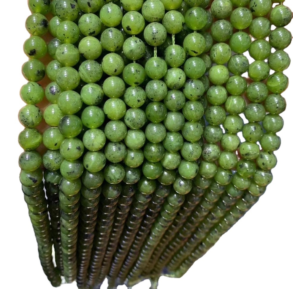 Green Jasper Beads Natural Gemstone Beads redondo Jasper Stone Beads 11