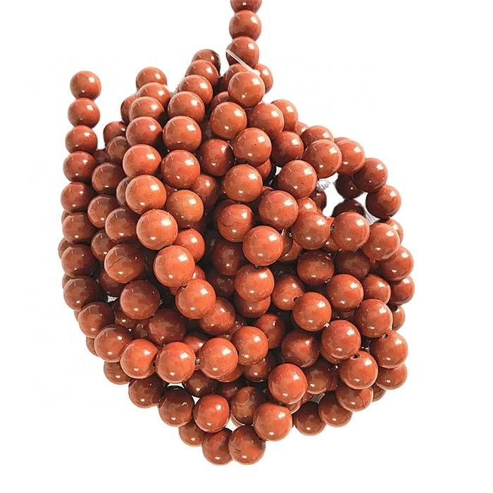 Natuerlike reade edelstien rûn losse kralen 6mm 8mm 10mm 12mm 12 mm 16 strand 7