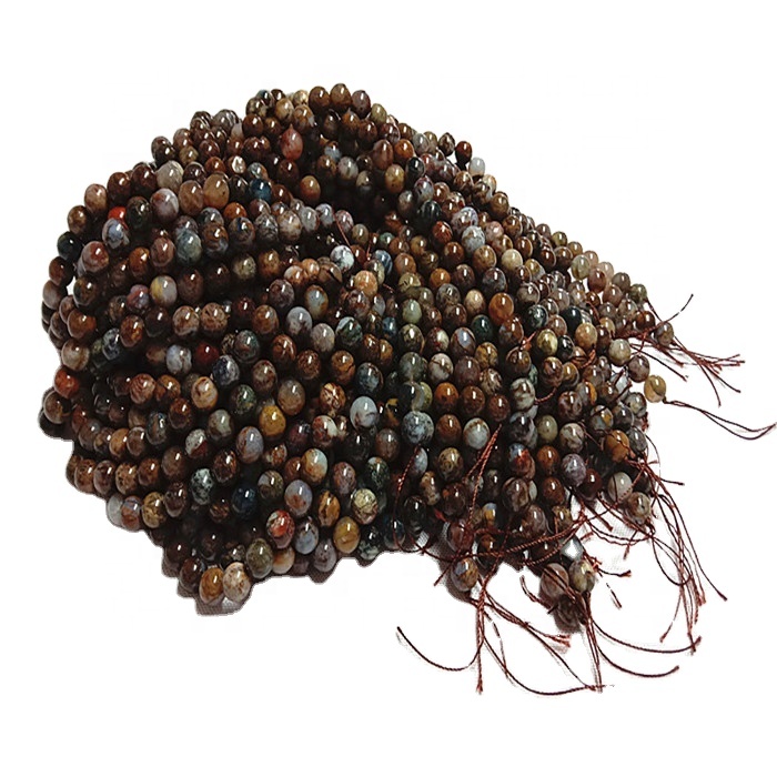 Perle di forma rotonda naturale dorata di forma naturale delle pietre preziose 34