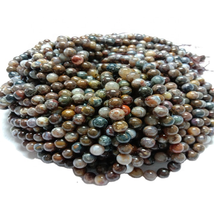 Perle di forma rotonda naturale dorata di forma naturale delle pietre preziose 30