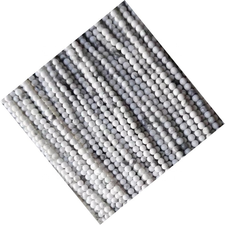 Genuine Natural Howlite Flow Beads Forma redonda Hacer al por mayor 30