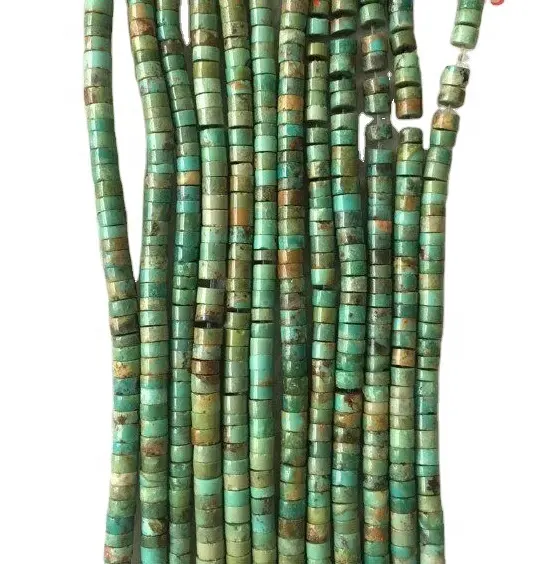 ZH Gems great turquoise heishi beads supply for ring 1