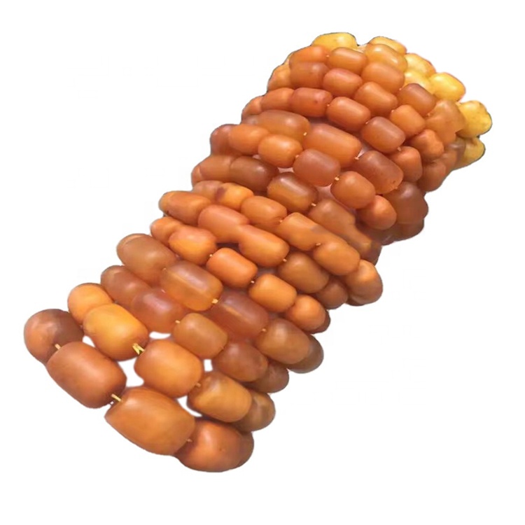 Vecchio materiale ambrato ruvido per tagliare le diverse dimensioni e forma braccialetti 7