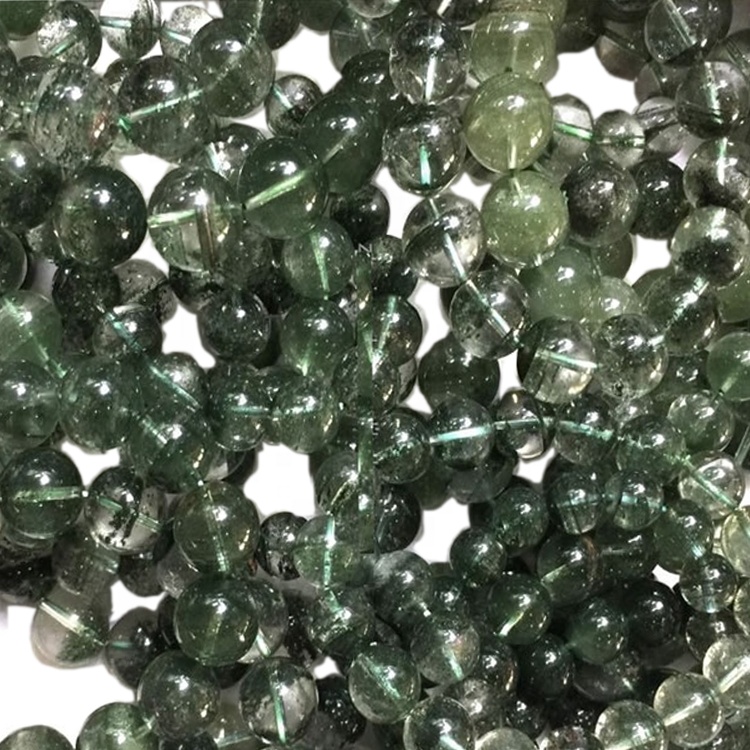 ಹಸಿರು ಫ್ಯಾಂಟಮ್ ಮಣಿಗಳು ಮತ್ತು ಕ್ಯಾಬೊಚನ್ ಸಗಟು ಮಾರಾಟ ಮಾಡಿ 11