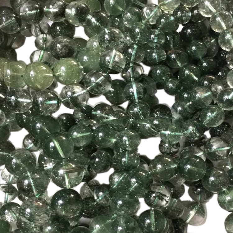 ಹಸಿರು ಫ್ಯಾಂಟಮ್ ಮಣಿಗಳು ಮತ್ತು ಕ್ಯಾಬೊಚನ್ ಸಗಟು ಮಾರಾಟ ಮಾಡಿ 9