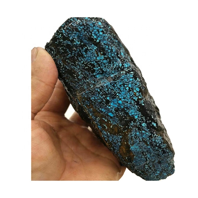 Hubei Yungai wolkwolk turkoois my ruwe natuurlike turkoois rowwe minerale / rou materiaalplaat 10