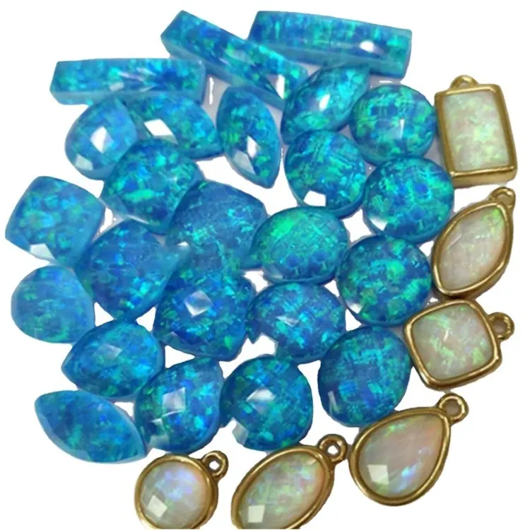 ZH Gems gem quality turquoise cabochons supplier for necklace 3