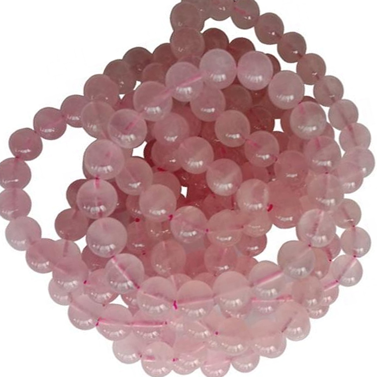 Grosir Kelas 7a Rose Quartz Gelang Alam Gelang Gelang Gelang Bracelet Bracelet 9