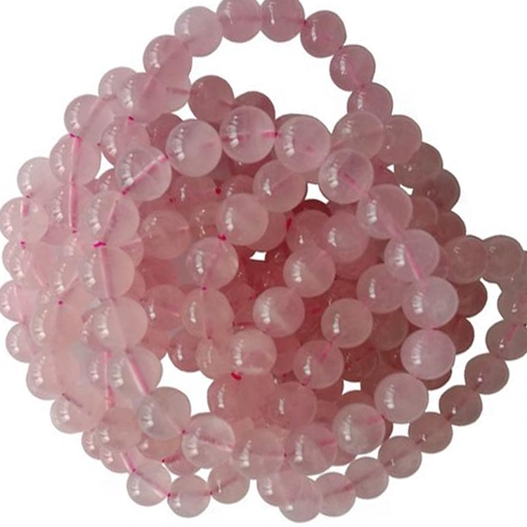 Grosir Kelas 7a Rose Quartz Gelang Alam Gelang Gelang Gelang Bracelet Bracelet 11